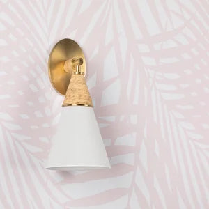 ##Antique Hardware## Mica Wall Sconce