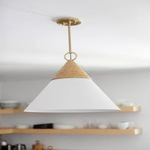 ##Antique Hardware## Mica Pendant