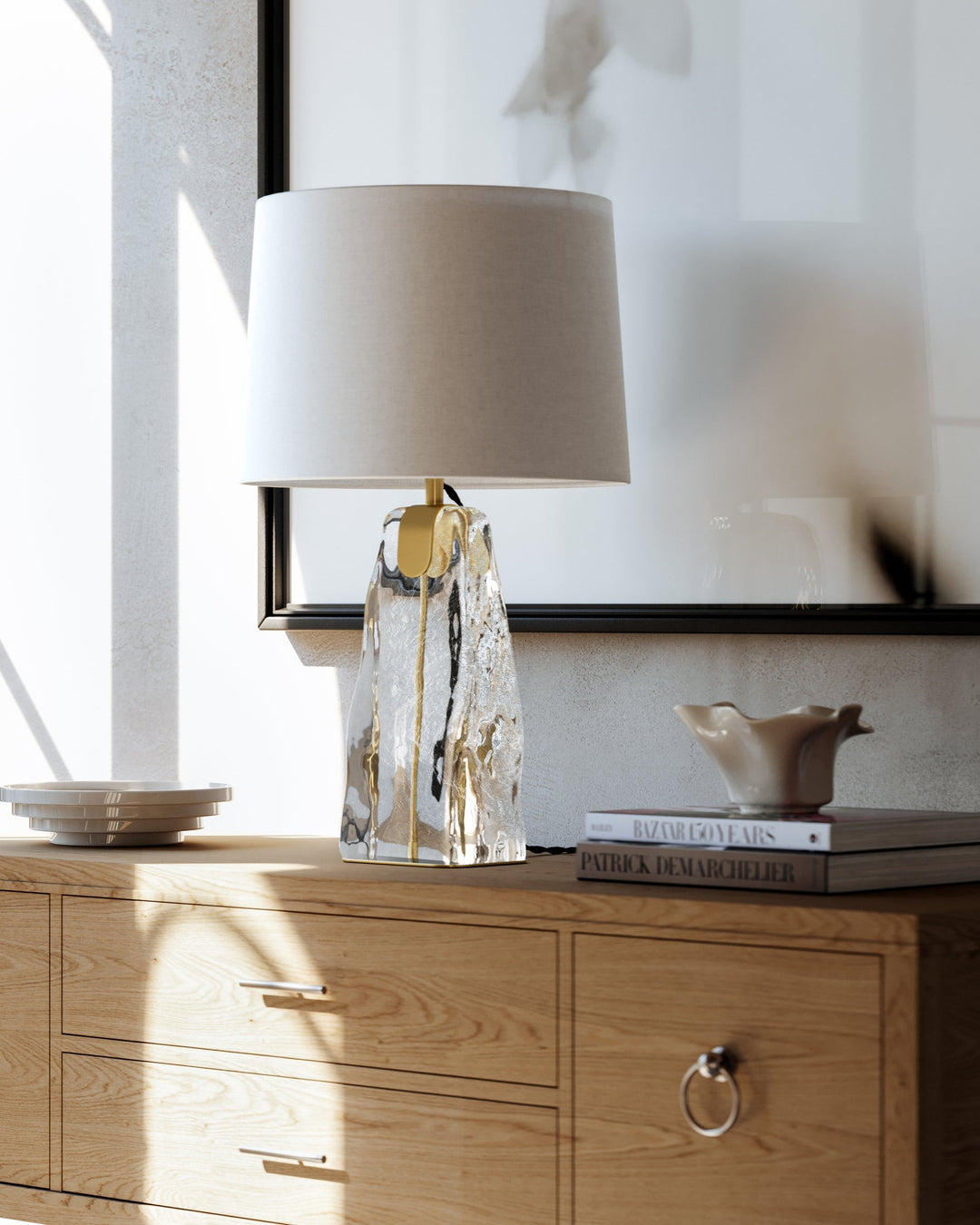 ##Antique Hardware## MIDURA Table Lamp