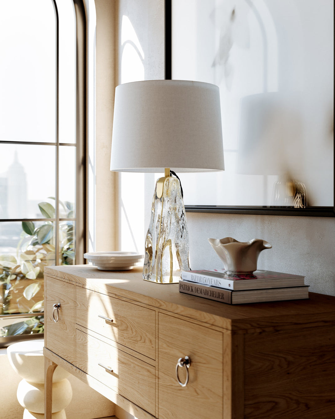 ##Antique Hardware## MIDURA Table Lamp