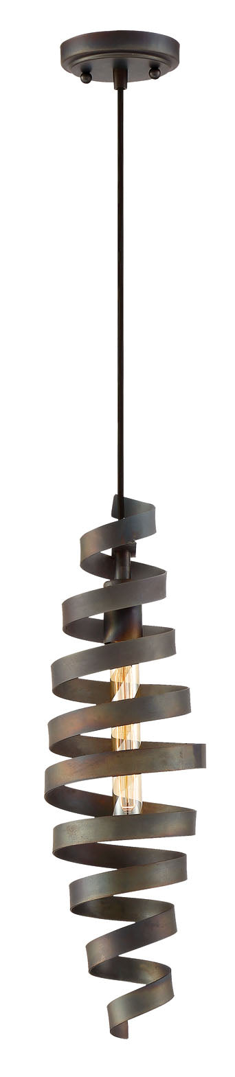 ##Antique Hardware## 1 Light Mini Pendant in Matte Black