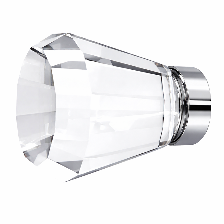 1 1/4 Inch Crystal Glass Brookmont Cabinet & Furniture Knob