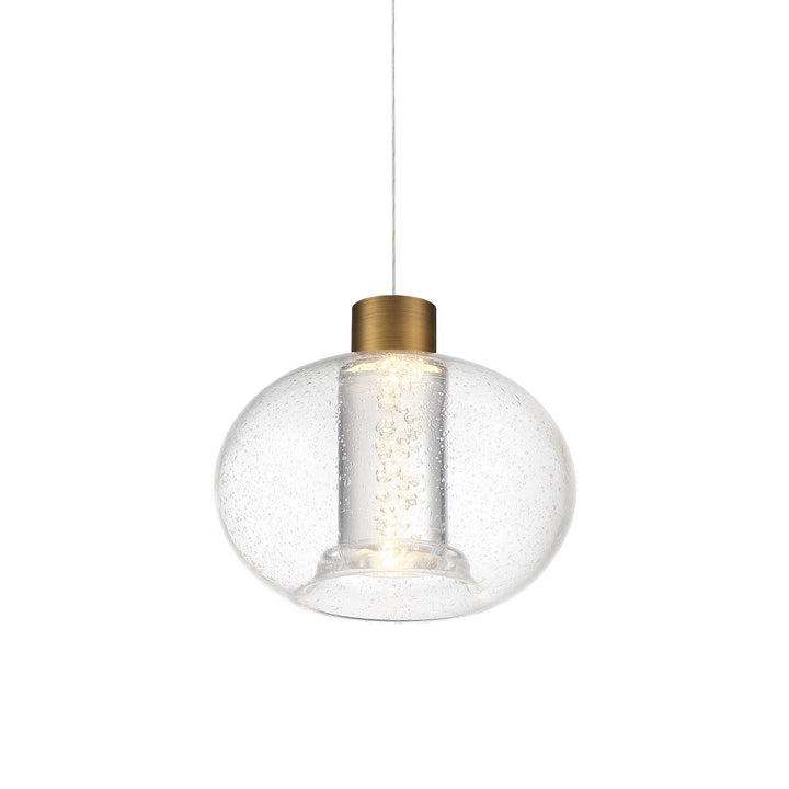 ##Antique Hardware## Crater LED Mini Pendant