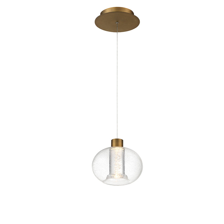 ##Antique Hardware## Crater LED Mini Pendant