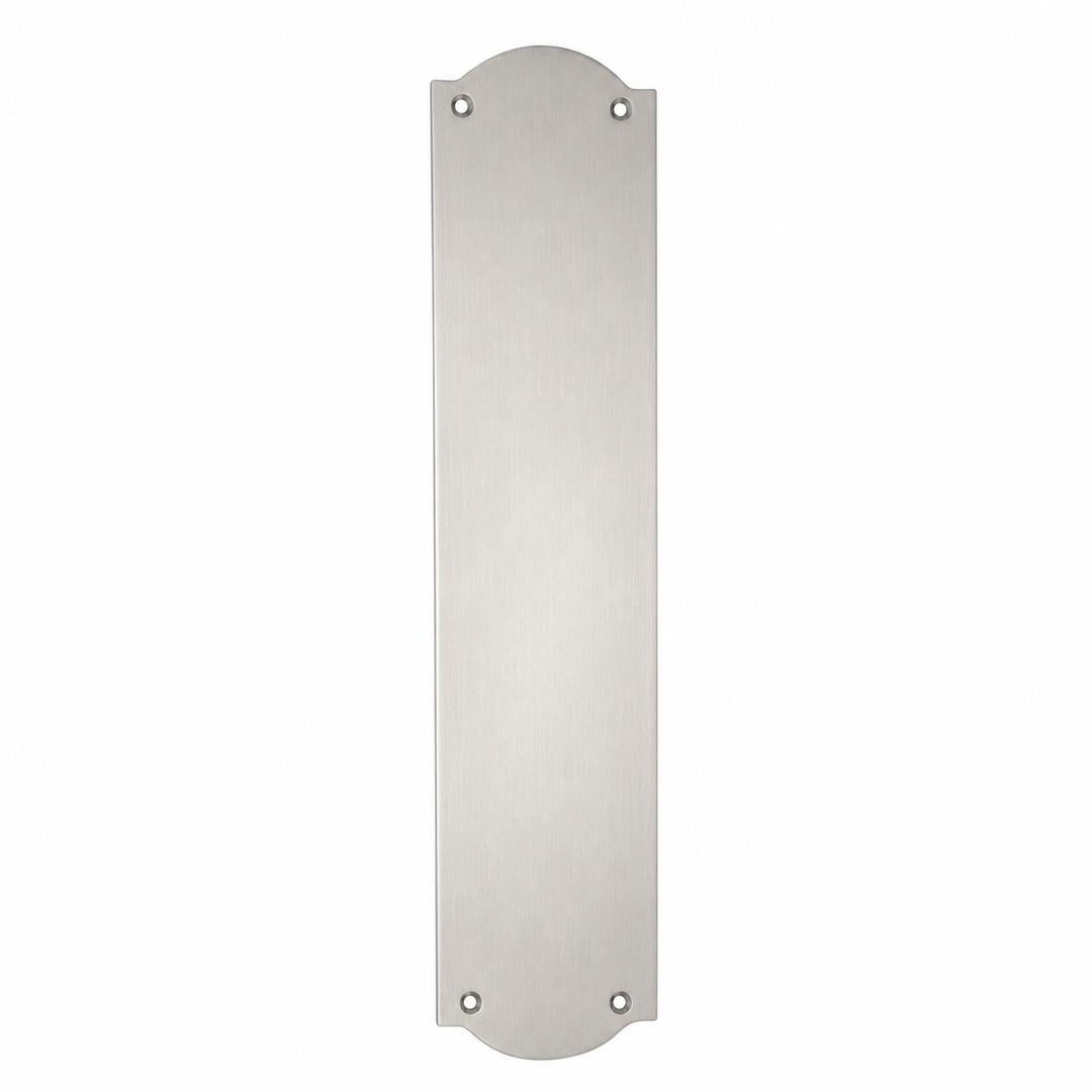 12 Inch Solid Brass Oval Push Plate