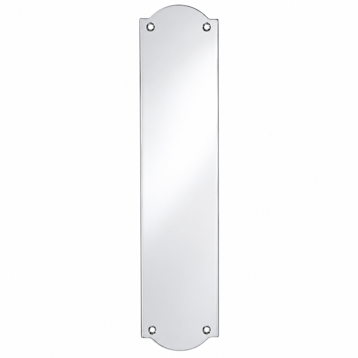 12 Inch Solid Brass Oval Push Plate