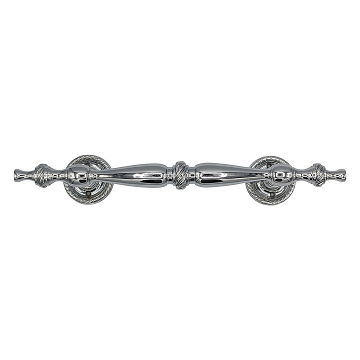 ##Antique Hardware## 9 1/2 Inch Overall (6 Inch C-C) Solid Brass Rope Style Handle (Several Finishes Available)