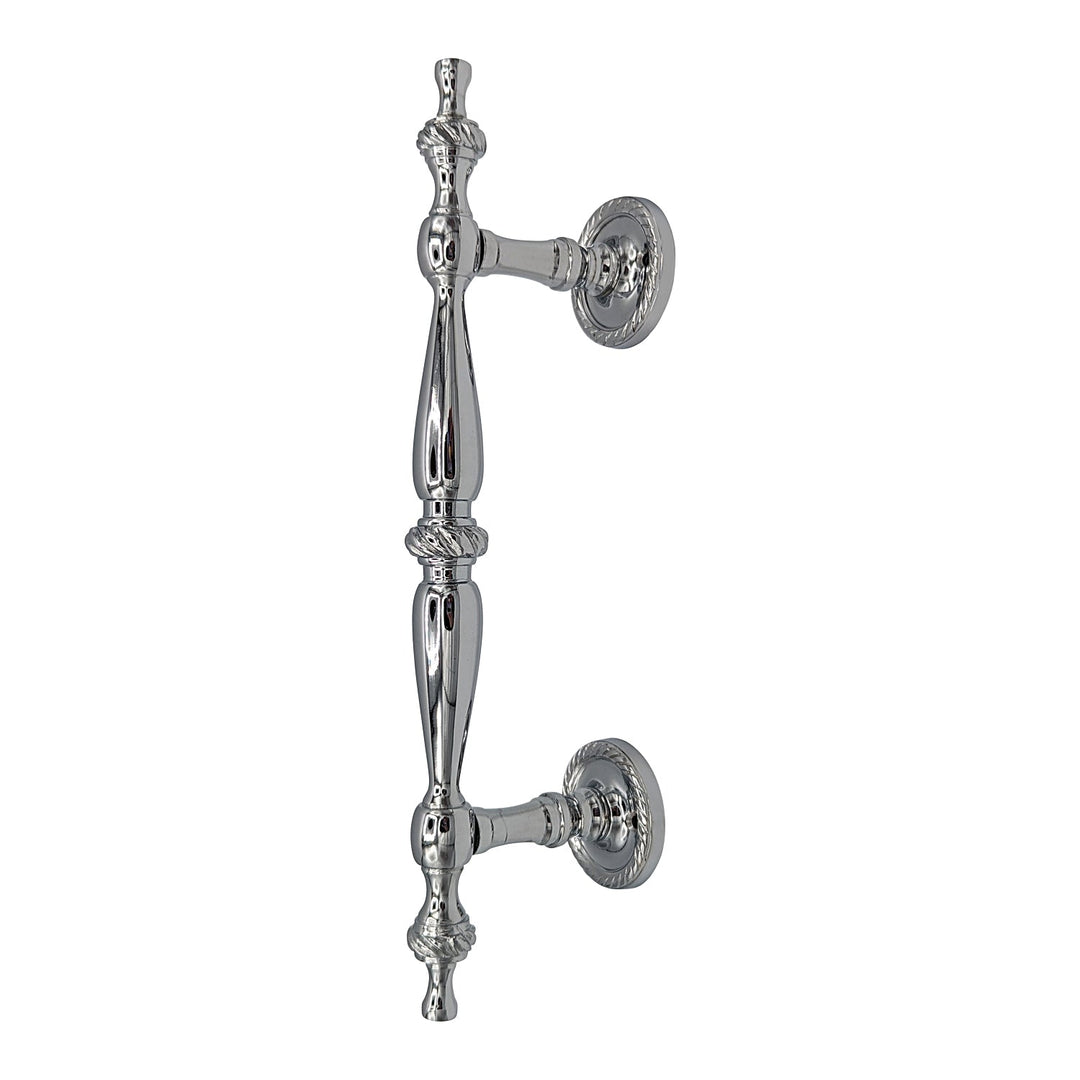 ##Antique Hardware## 9 1/2 Inch Overall (6 Inch C-C) Solid Brass Rope Style Handle (Several Finishes Available)