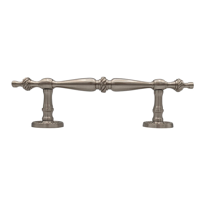 ##Antique Hardware## 9 1/2 Inch Overall (6 Inch C-C) Solid Brass Rope Style Handle (Several Finishes Available)
