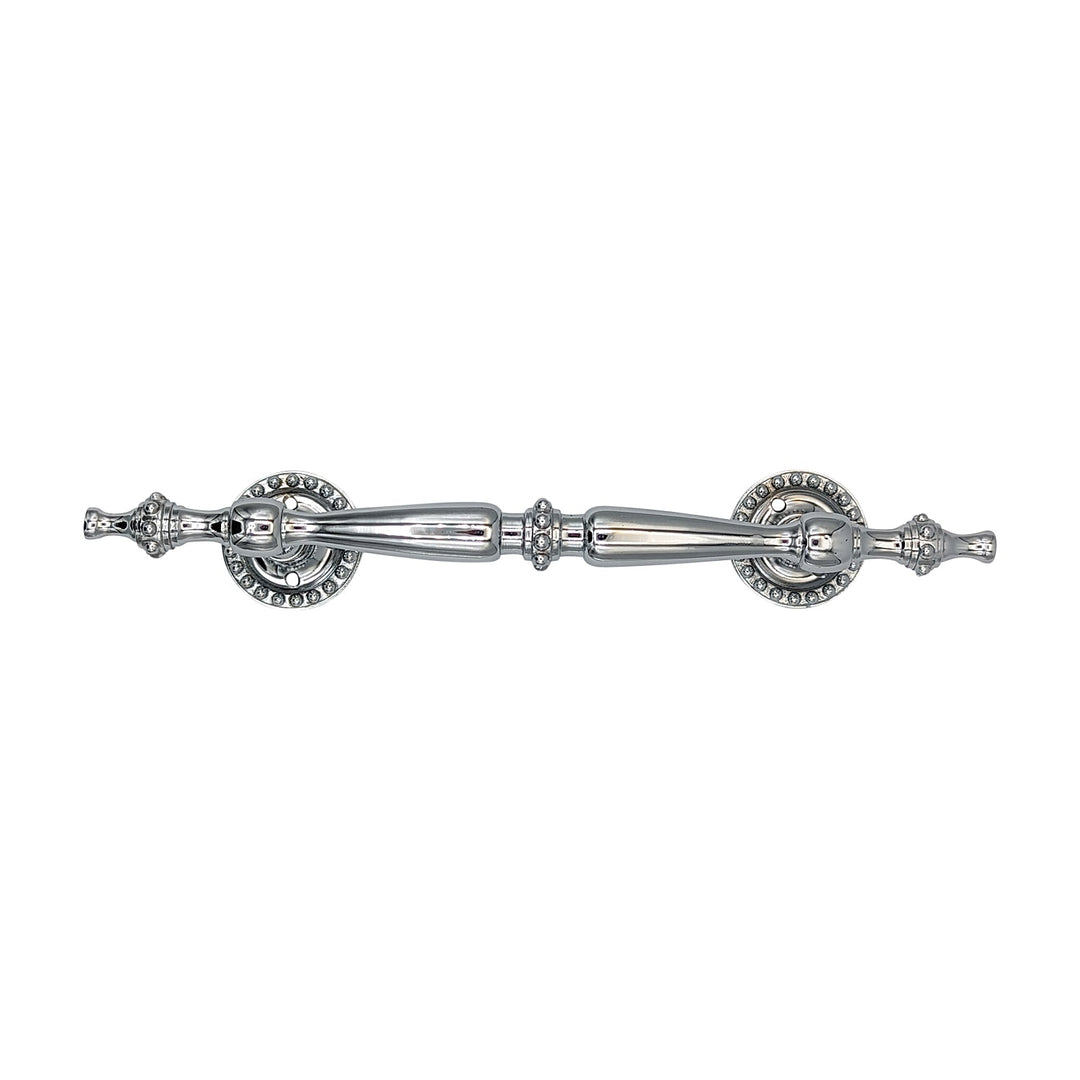 ##Antique Hardware## 9 3/4 Inch Overall (6 Inch C-C) Solid Brass Beaded Style Handle (Several Finishes Available)