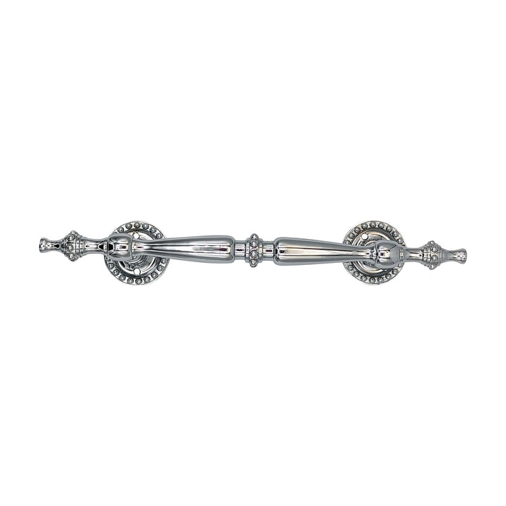 ##Antique Hardware## 9 3/4 Inch Overall (6 Inch C-C) Solid Brass Beaded Style Handle (Several Finishes Available)