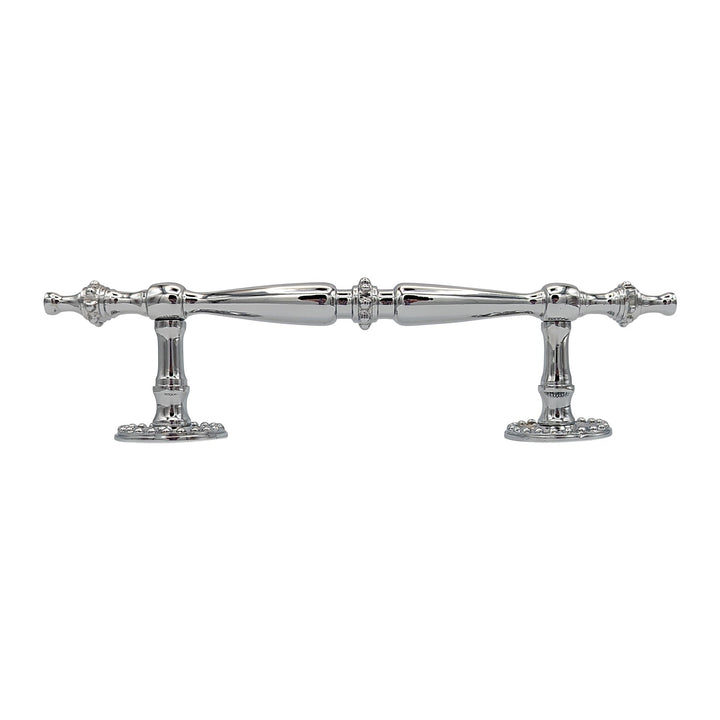 ##Antique Hardware## 9 3/4 Inch Overall (6 Inch C-C) Solid Brass Beaded Style Handle (Several Finishes Available)