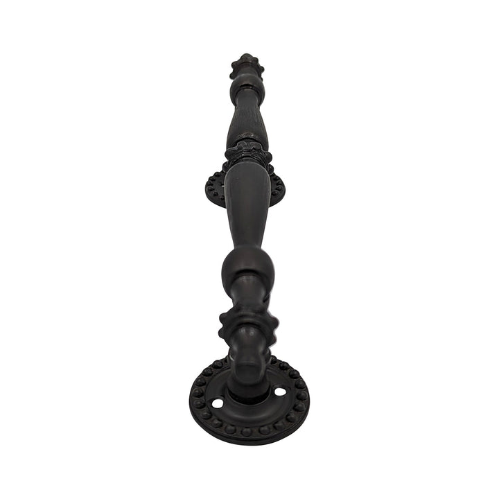 ##Antique Hardware## 9 3/4 Inch Overall (6 Inch C-C) Solid Brass Beaded Style Handle (Several Finishes Available)