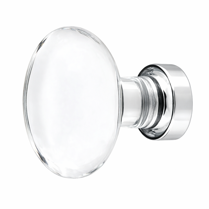 1 3/4 Inch Emtek Crystal Glass Hampton Cabinet & Furniture Knob