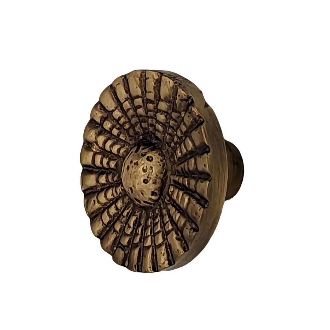 ##Antique Hardware## 1 Inch Art Deco Style Round Cabinet and Furniture Knob (Several Finishes Available)