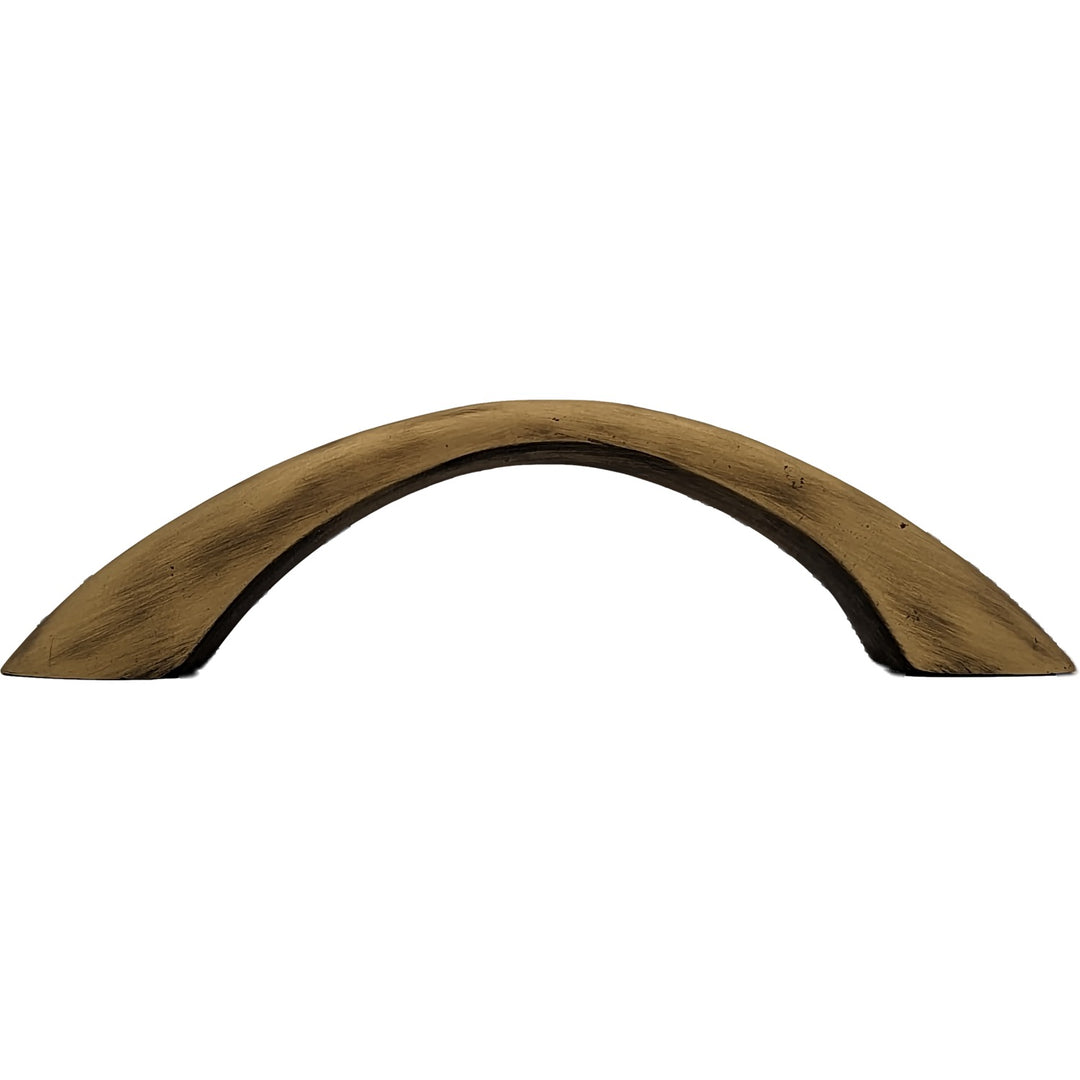 ##Antique Hardware## 4 Inch Overall (3 Inch c-c) Solid Brass Traditional Cabinet & Furniture Pull (Several Finishes Available)