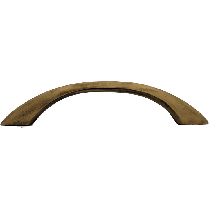##Antique Hardware## 5 Inch Overall (4 Inch c-c) Traditional Solid Brass Pull (Several Finishes Available)