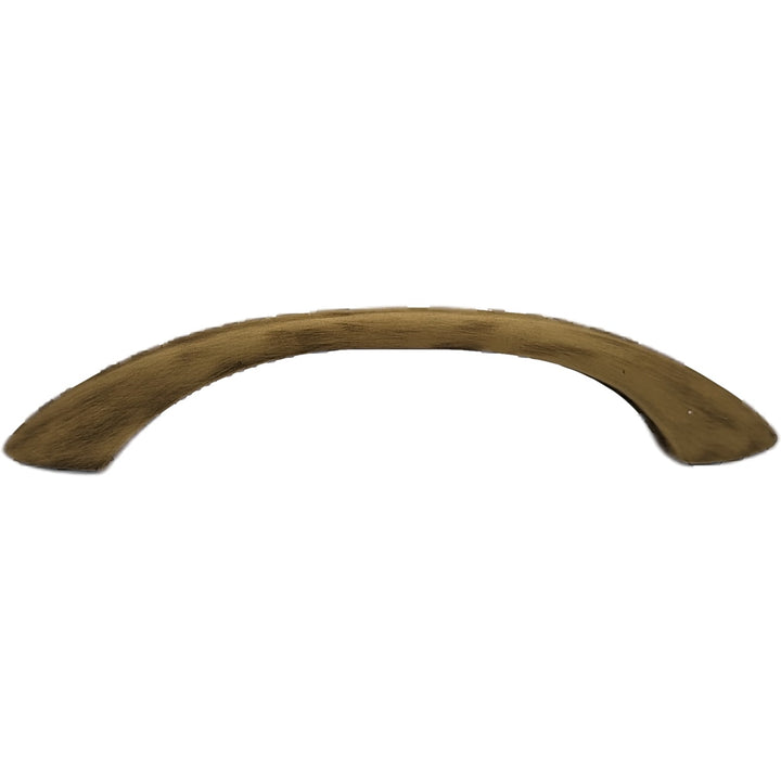 ##Antique Hardware## 5 Inch Overall (4 Inch c-c) Traditional Solid Brass Pull (Several Finishes Available)