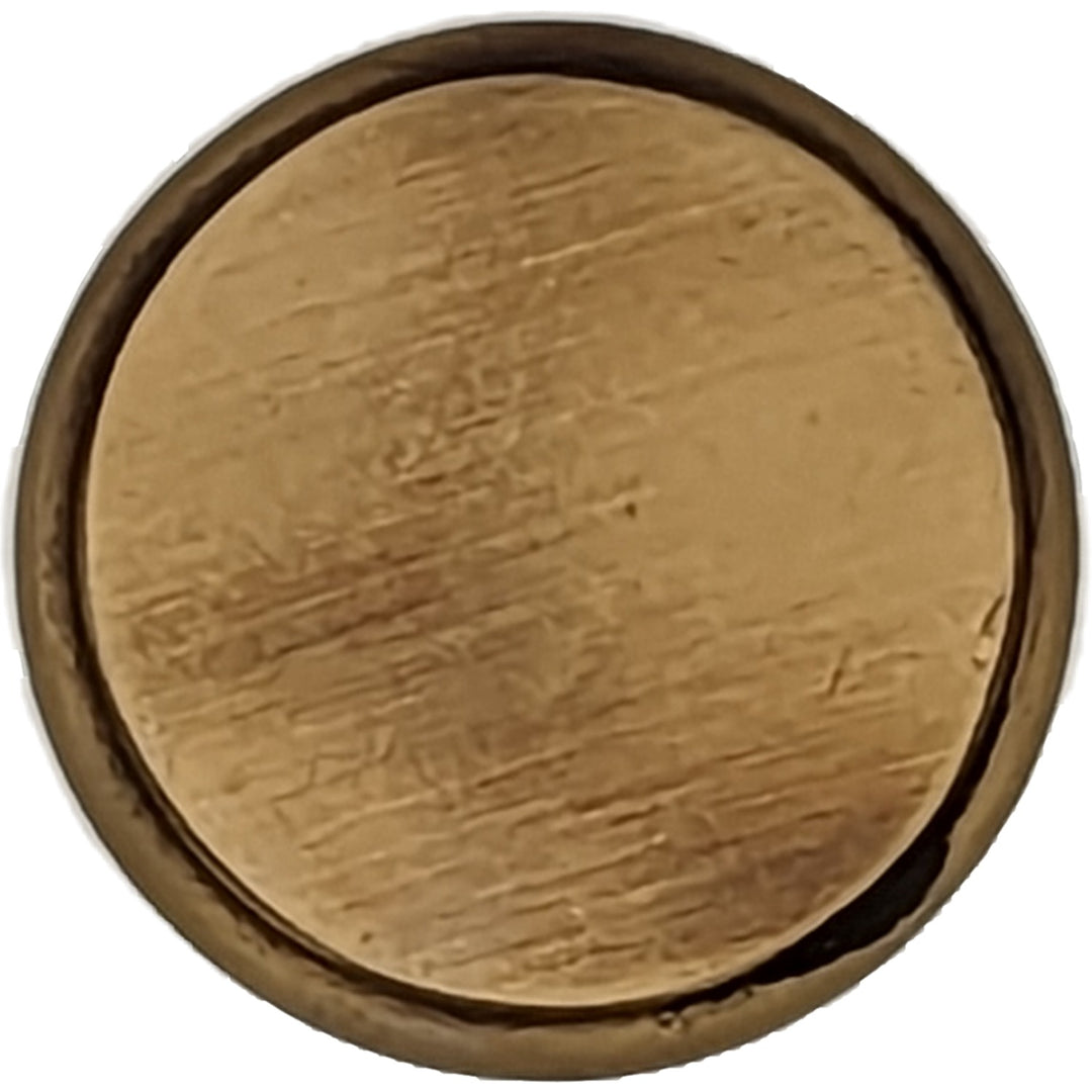 ##Antique Hardware## 1 1/4 Inch Brass Flat Top Cabinet & Furniture Knob (Several Finishes Available)