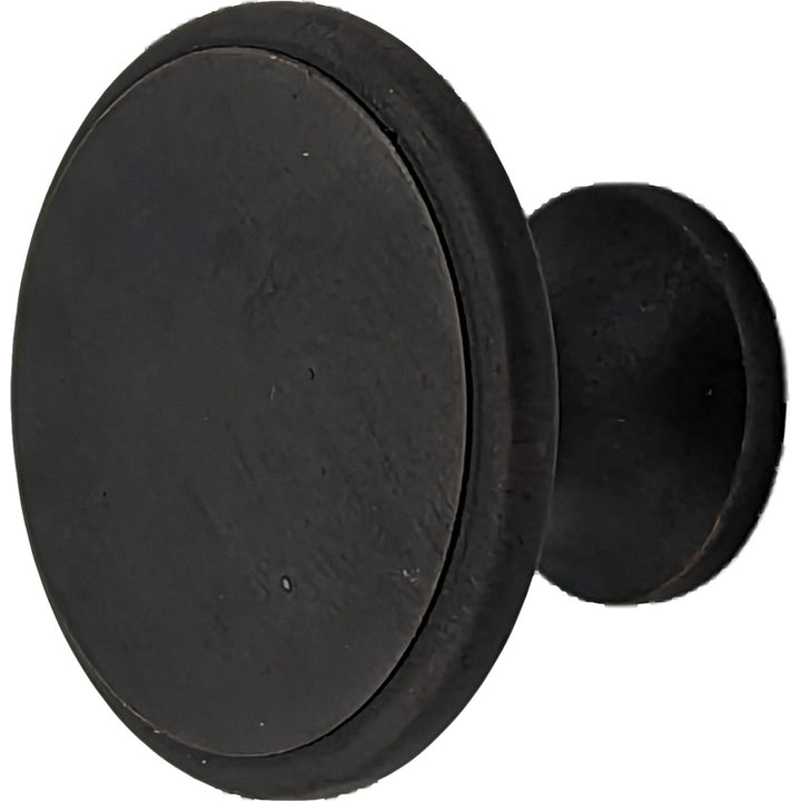 ##Antique Hardware## 1 1/2  Inch Brass Flat Top Cabinet & Furniture Knob (Several Finishes Available)