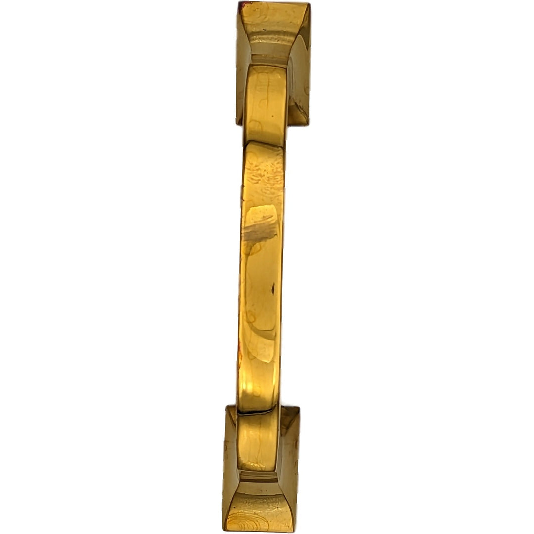 Antique Hardware 5 1/4 Inch Overall (3 3/4 Inch c-c) Traditional Solid Brass Pull CABINET PULL