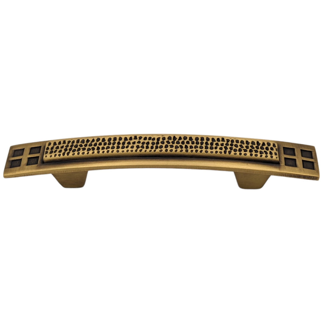 ##Antique Hardware## 5 Inch Overall (3 Inch c-c) Solid Brass Arts & Crafts Pull (Several Finishes Available)