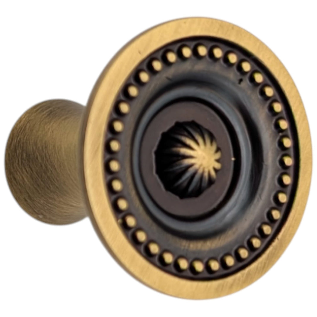 1 1/4 inch Beaded Imperial Cabinet Knob (Several Finishes Available)