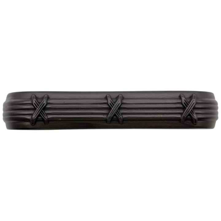 ##Antique Hardware## 3 1/2 inch Overall (3 inch C-C) Ribbon & Reed Trellis Cabinet Pull (Several Finishes Available)