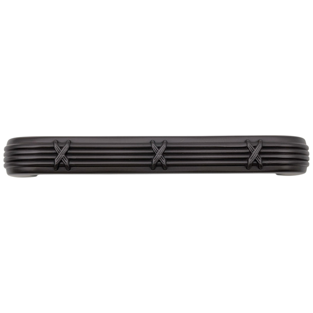 5 inch Overall (4.5 inch C-C) Ribbon & Reed Trellis Cabinet Pull (Several Finishes Available) (Copy) (Copy)