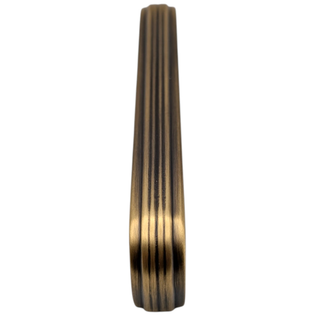 ##Antique Hardware## 5 inch Overall (4.5 inch C-C) Moderne Deco Cabinet Pull (Several Finishes Available)