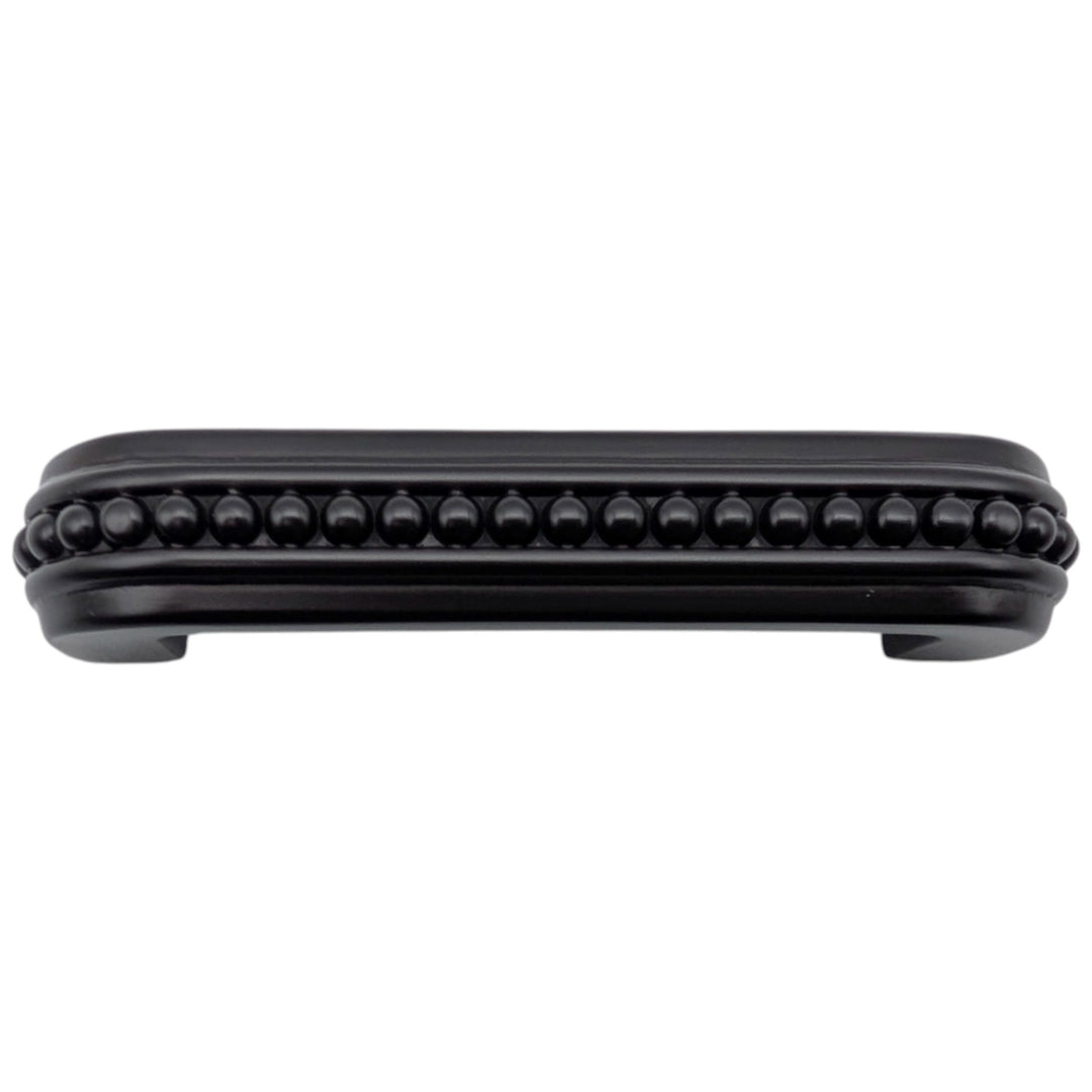 ##Antique Hardware## 3 1/2 inch Overall (3 inch C-C) Beaded Signature Cabinet Pull (Several Finishes Available)