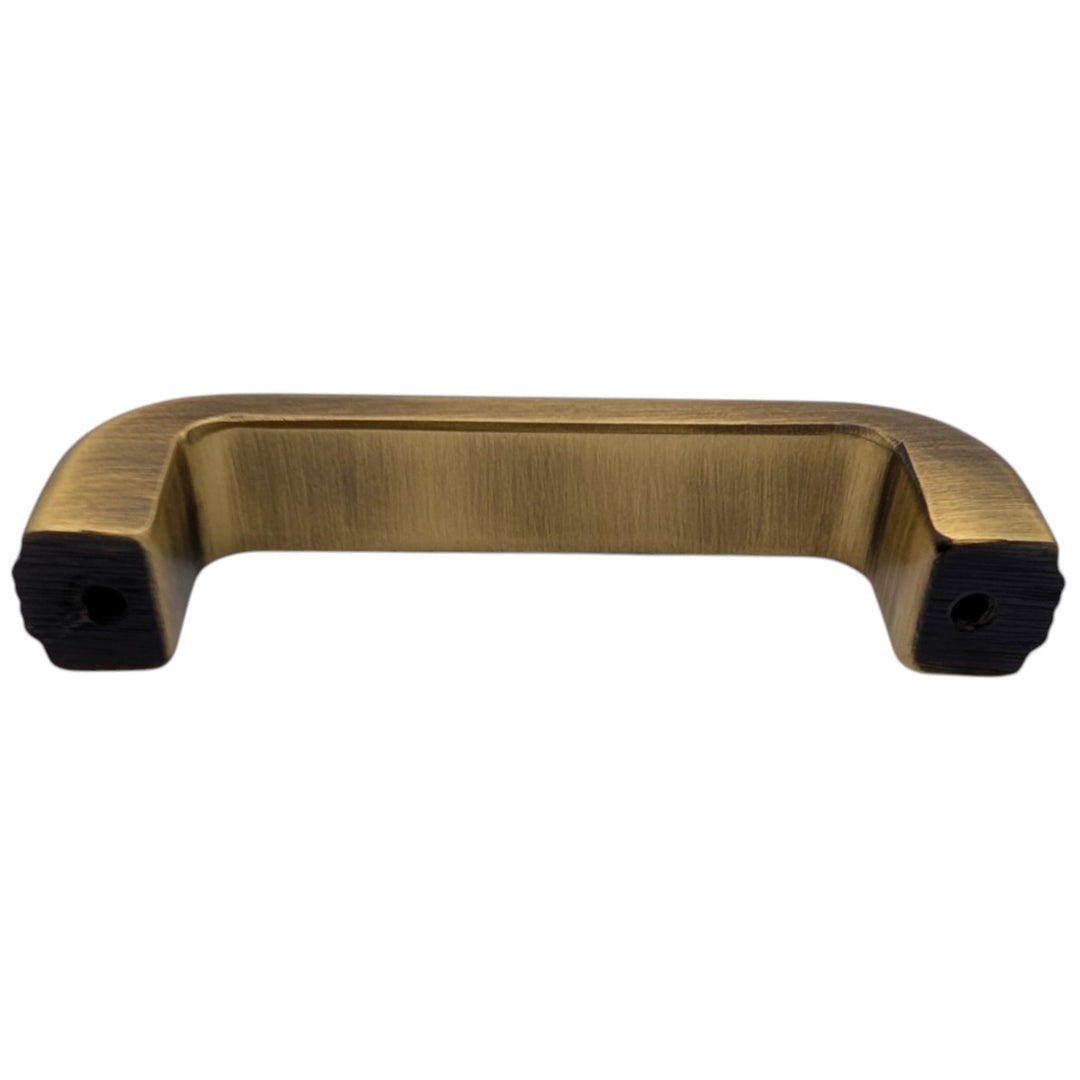 ##Antique Hardware## 3 1/2 inch Overall (3 inch C-C) Moderne Deco Cabinet Pull (Several Finishes Available)