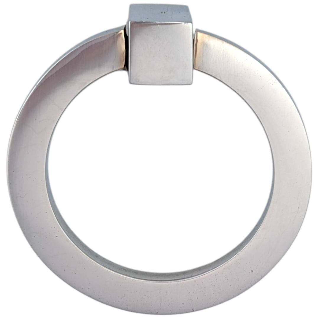 ##Antique Hardware## 3 Inch Mission Style Solid Brass Drawer Ring Pull (Several Finishes Available)