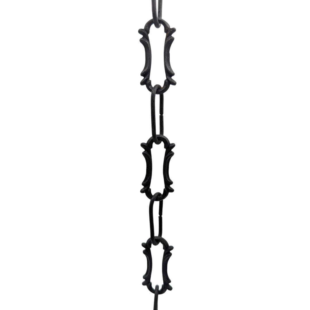 Solid Brass Fancy Link Chain (Several Finishes Available)