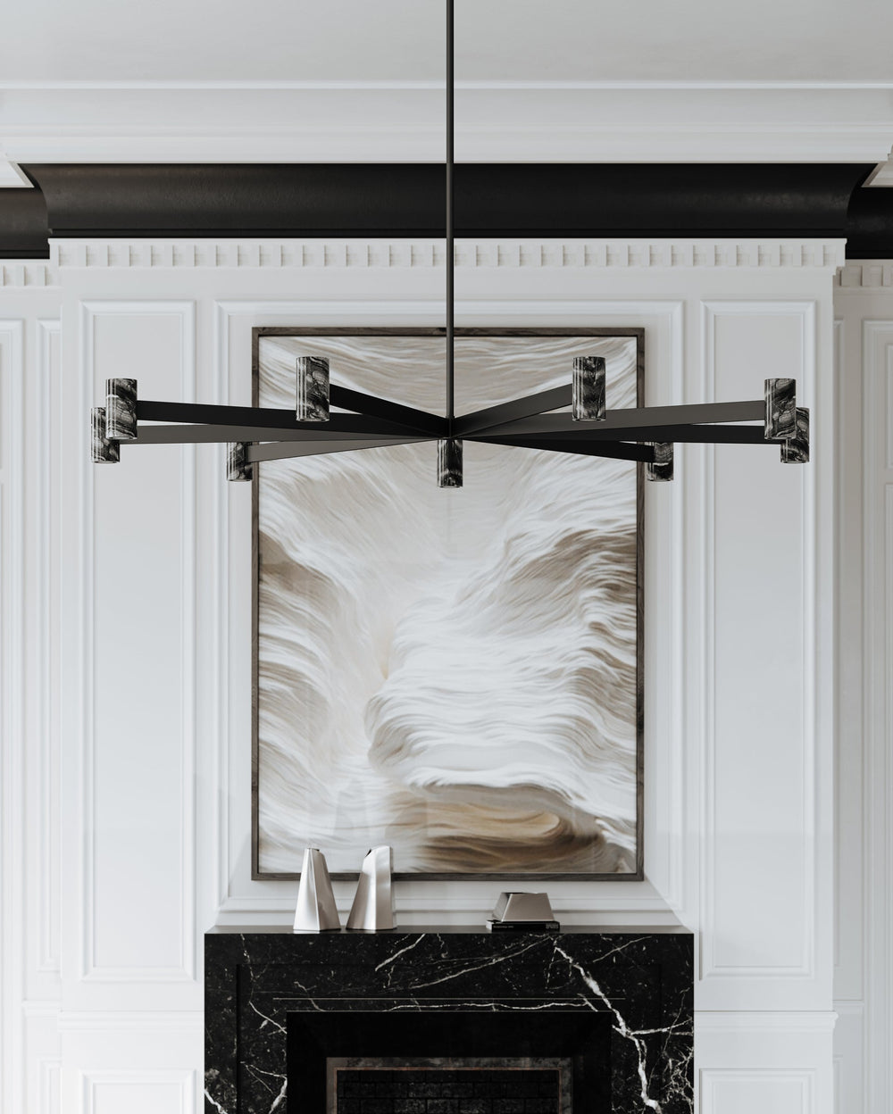 ##Antique Hardware## Predock Chandelier