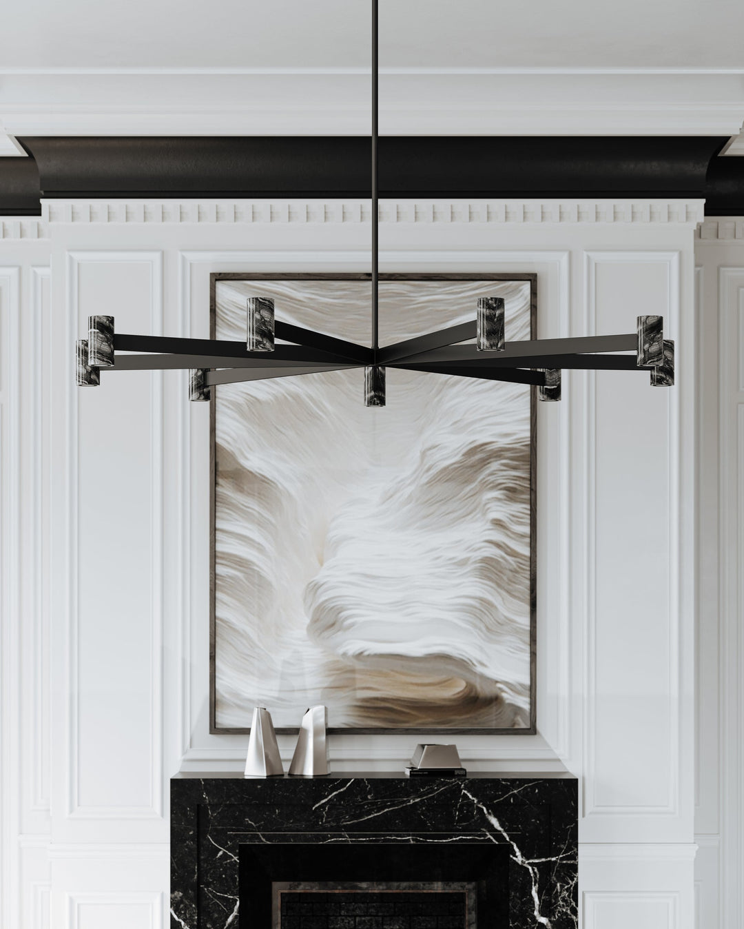 ##Antique Hardware## Predock Chandelier