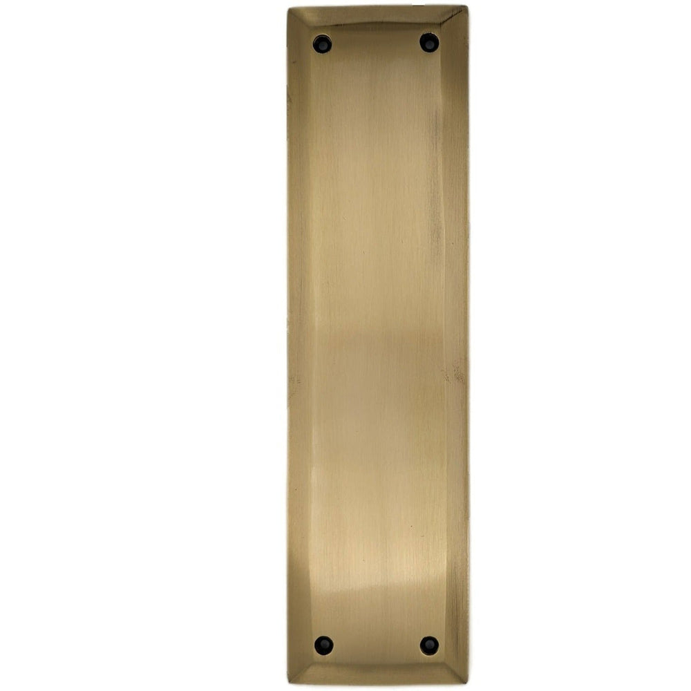 ##Antique Hardware## 10 Inch Quaker Style Push Plate (Several Finish Options)