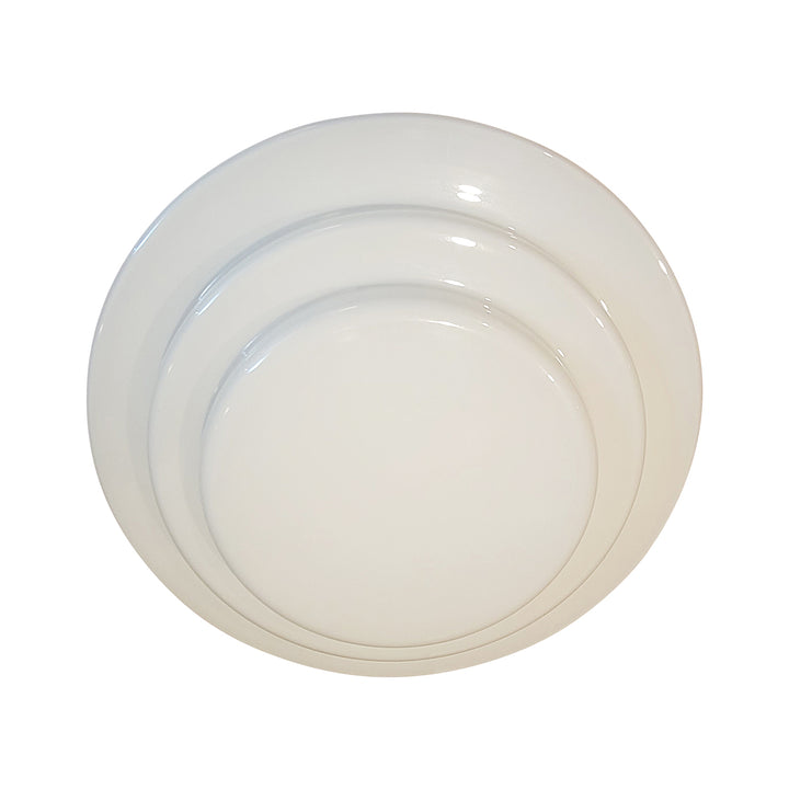 Antique Hardware 12 Inch Mid-Century Modern Milk Glass Light Shade (6 Inch Fitter) GLASS SHADE