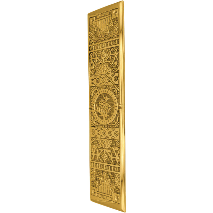 11 1/4 Inch Eastlake Solid Brass Push Plate (Several Finishes Available)