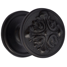 ##Antique Hardware## Traditional Rosette Door Knob Set with Romanesque Style Door Knobs (Several Finishes Available)