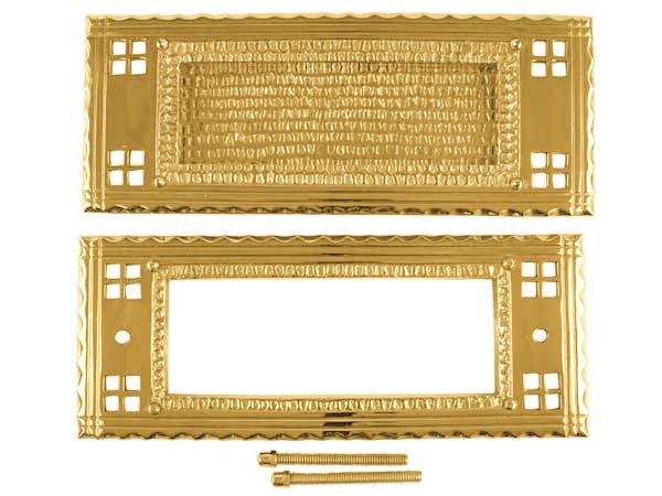 Arts & Crafts Style Mail Slot (Several Finishes Available)