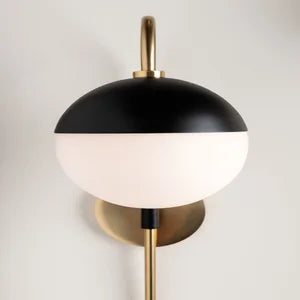 ##Antique Hardware## Renee Plug-In Sconce