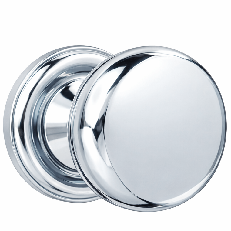 ##Antique Hardware## Magnifique® Classic Door Set with Brass Round Knobs (Several Finishes Available)