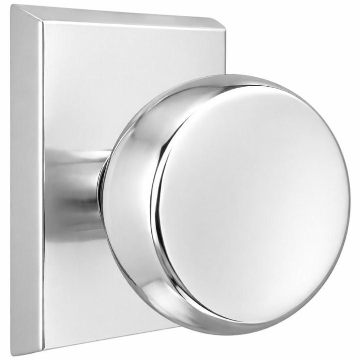 ##Antique Hardware## Magnifique® Rectangular Door Set with Brass Round Knobs (Several Finishes Available)