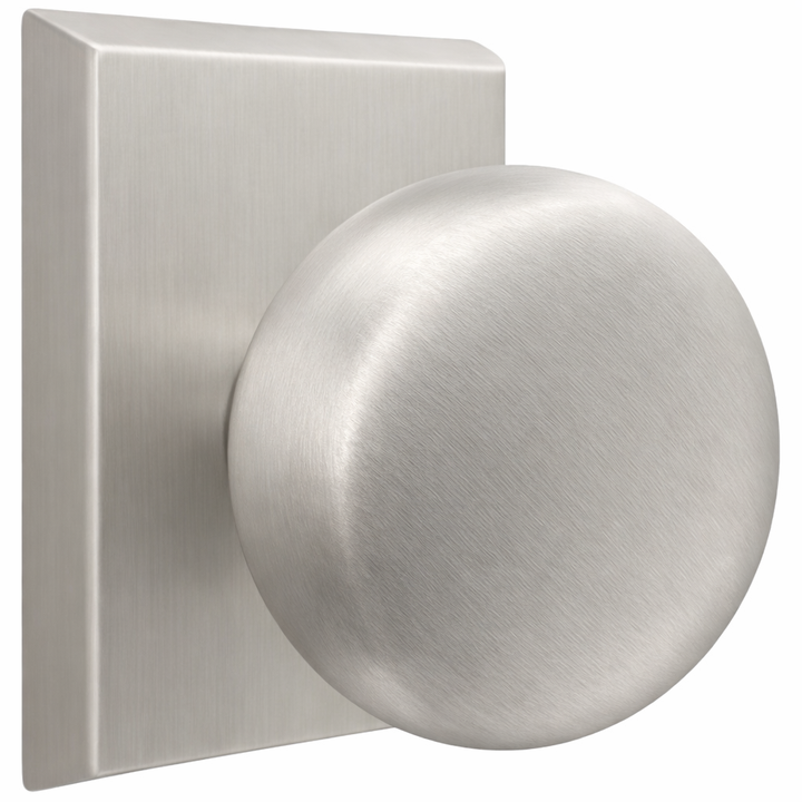 ##Antique Hardware## Magnifique® Rectangular Door Set with Brass Round Knobs (Several Finishes Available)