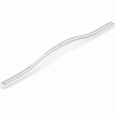 Antique Hardware 13 3/8 Inch (11 3/8 Inch c-c) Skyevale Cabinet Pull with Crystals CABINET PULL