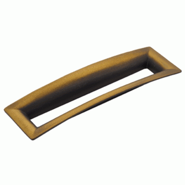 Antique Hardware 7 Inch (6 1/4 Inch c-c) Finestrino Flared Rectangle Pull CABINET PULL