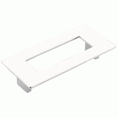 ##Antique Hardware## 4 5/8 Inch (3 3/4 Inch c-c) Finestrino Rectangle Pull