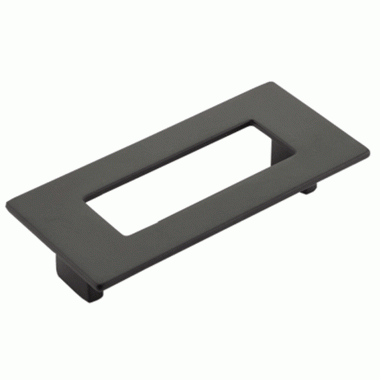 ##Antique Hardware## 4 5/8 Inch (3 3/4 Inch c-c) Finestrino Rectangle Pull