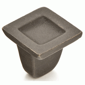 Antique Hardware 1 1/4 Inch Vinci Inset Square Cabinet & Furniture Knob CABINET KNOB
